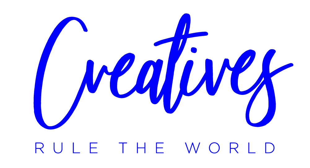 Creatives Rule the World – Logo Final-Blue